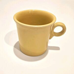 Vintage Fiestaware HLC Fiesta USA 3.5" Ring Handle Cup Mug Yellow Gold Marigold